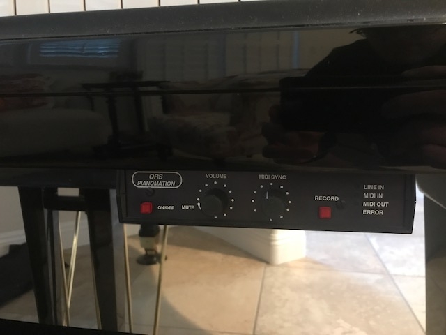 Wurlitzer High Gloss Baby Grand Piano with QRS Player Image 2