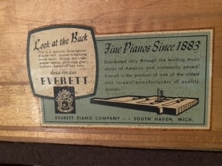 Upright Everett Piano for Free Image 3