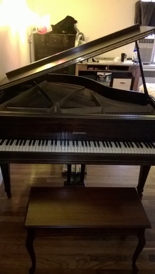 Old Grand Piano with lovely sound sold by artist Image 2