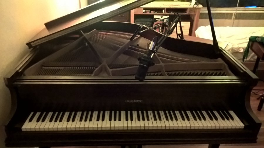 Old Grand Piano with lovely sound sold by artist Image 3