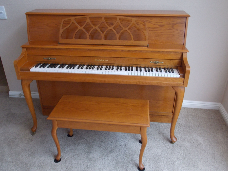 Baldwin Console Piano Bench Image 1