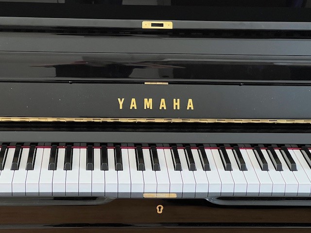 Yamaha U1 2021 Upright. Piano close view